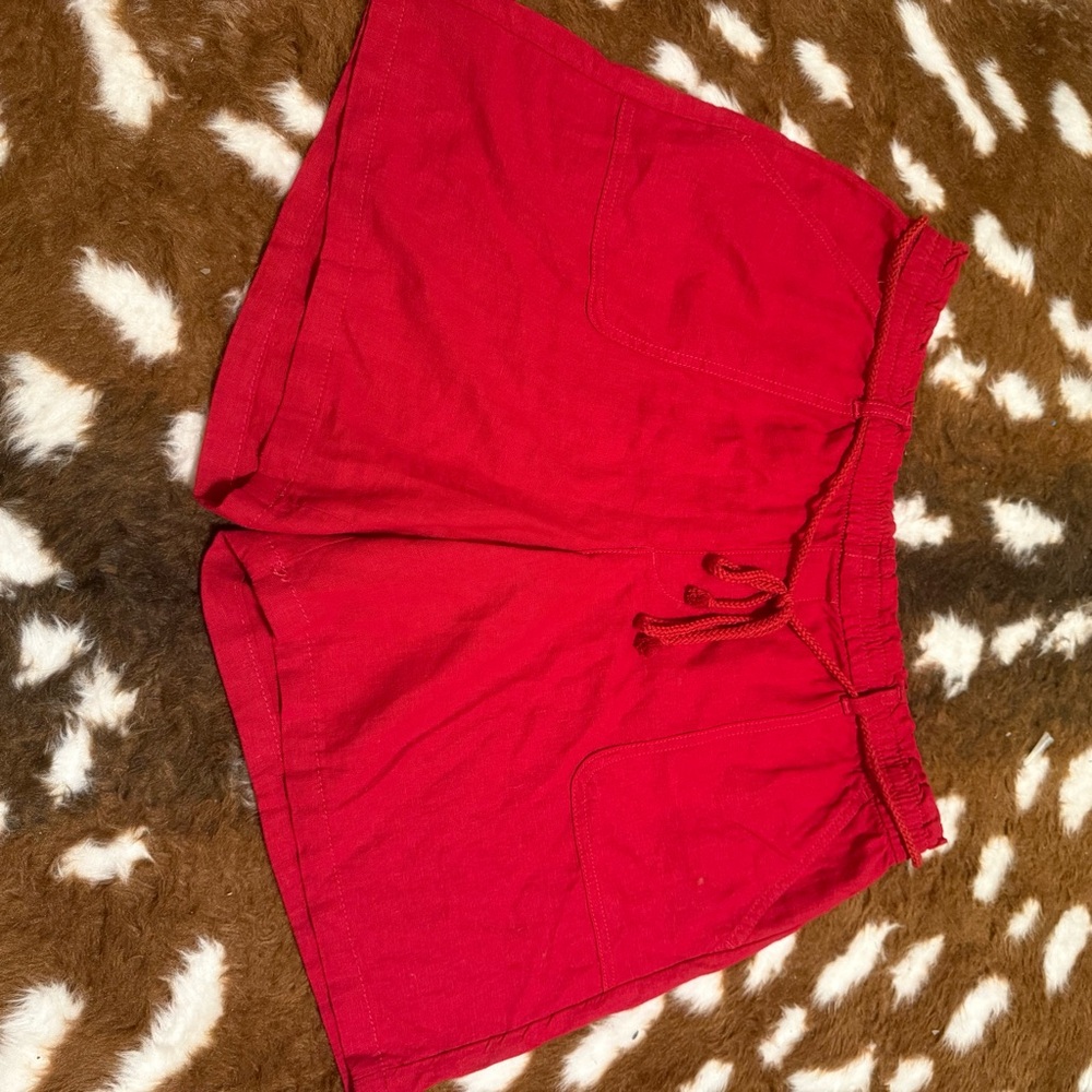 St. John's Bay High Waist Cherry Red Shorts